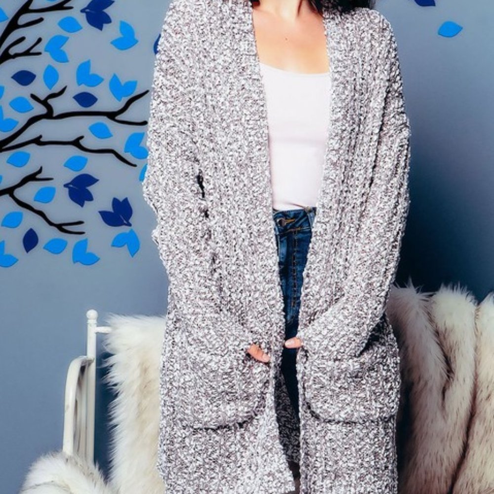 CARDIGAN Heather Gray